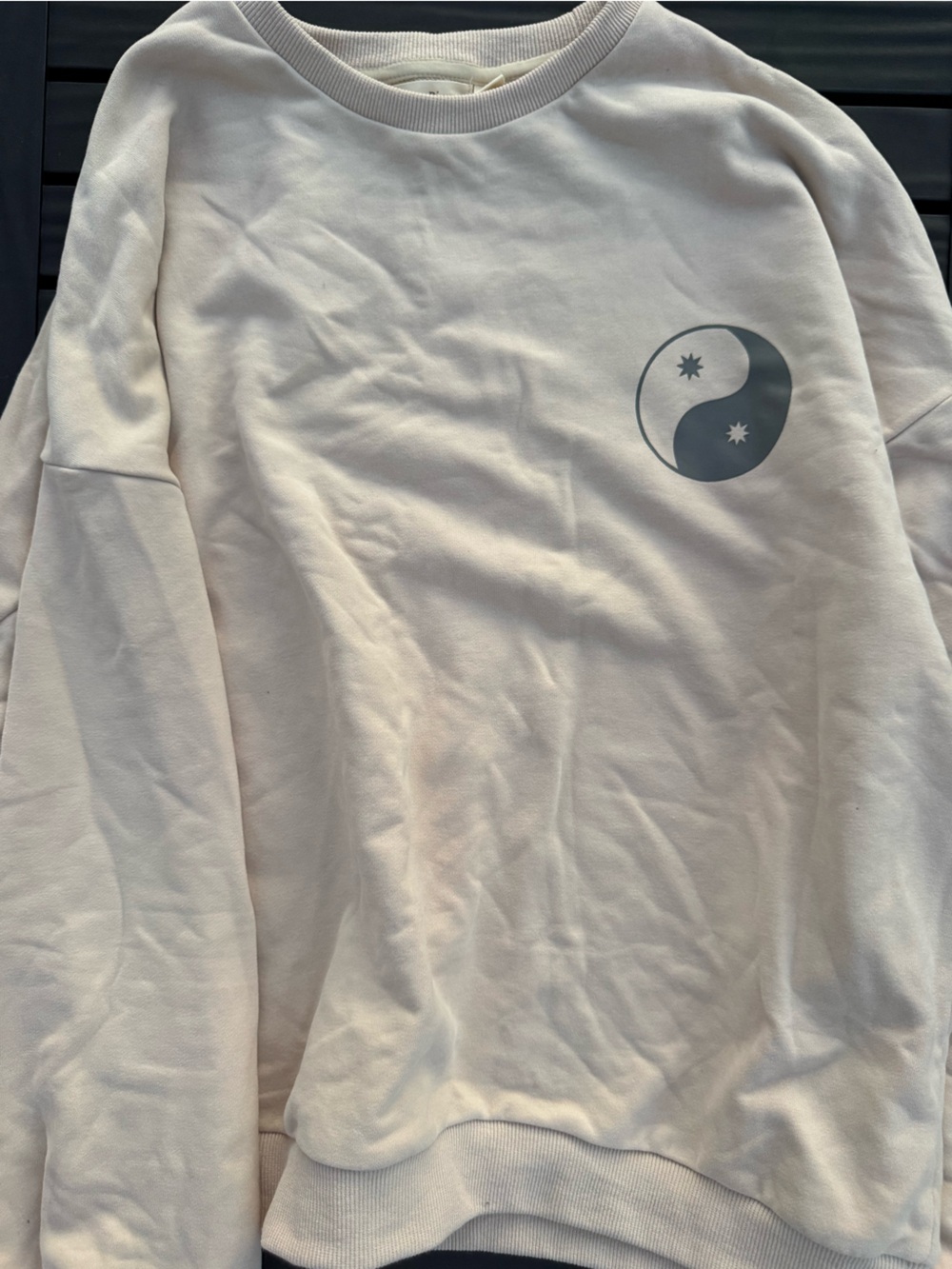 indy and pippa ying yang sweatshirt